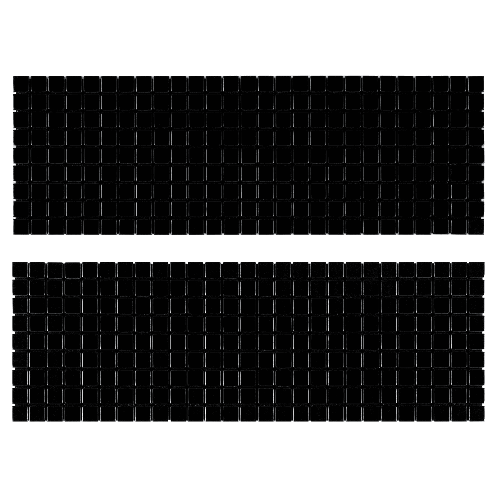 12-Sheet Peel and Stick Backsplash Tiles, Black Aluminum Mosaic 3D Self-Adhesive Wall Tiles Stick on Backsplash for Kitchen Bathroom Fireplace