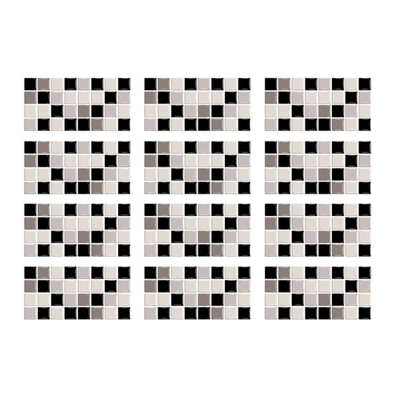 12-Sheet White Subway Tiles Peel and Stick Backsplash, Stick on Tiles ...