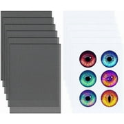 12 Sheets 2 Colors Fursuit Eye Mesh 11.8x8.6inch PVC Waterproof Printable Durable