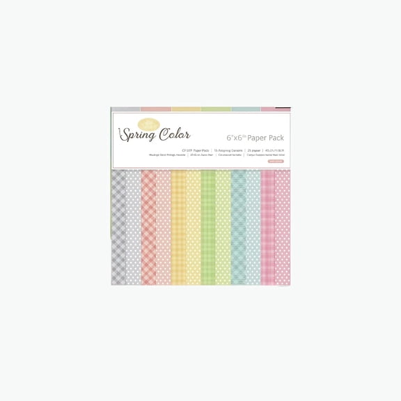 12 Sheets 6"x6" Pink Spring Scrapbook Paper SingleSided Pattern Decorative Paper Supplies and Card Making for DIY Album Hand Account Travel Diary Craft Projects