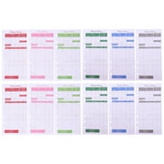 Raindrops Portable Budget Planner Inserts with Thick Expense Tracker Sheets, Assorted Colors for Personal Finance Organization