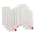 thumbnail image 1 of 12 Sheets Calendar Sticker Number Sticker Decorative Sticker 365 Days Sticker Date Sticker, 1 of 9