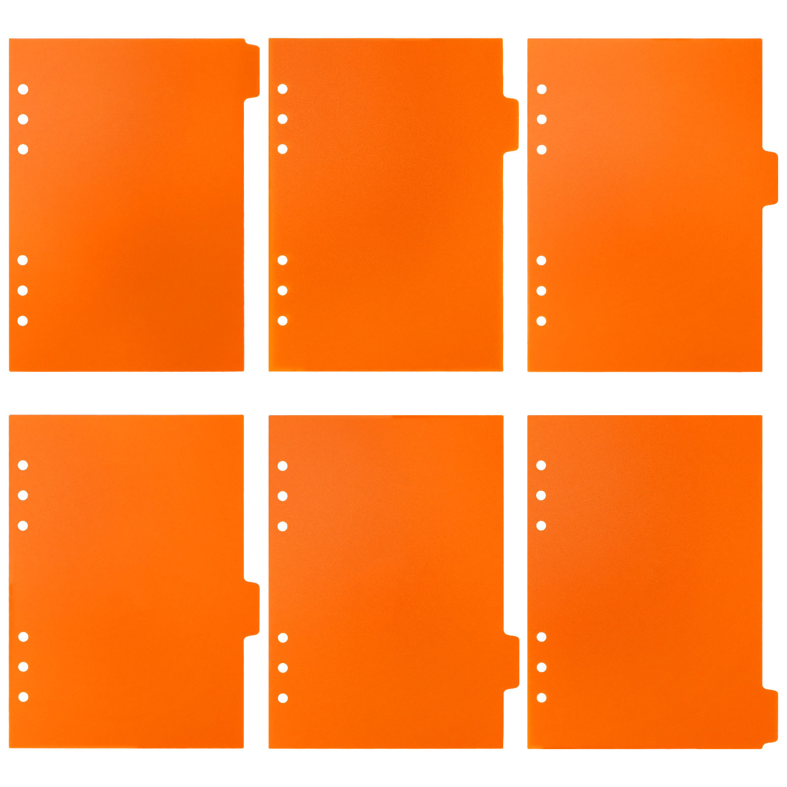 12 Sheets Colorful File Dividers Bookmark Reusable Dividers Looseleaf