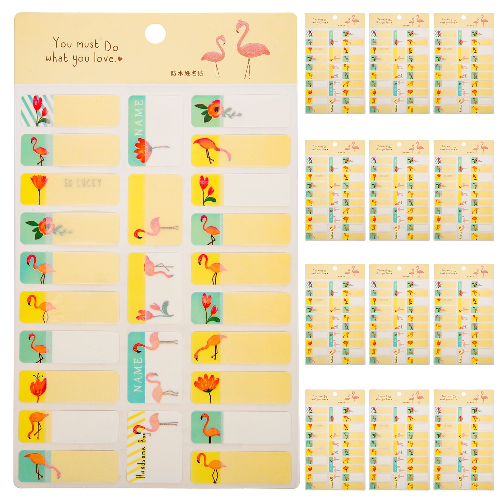 12 Sheets Daycare Bottle Labels Name Stickers Water Bottles Name Labels