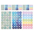thumbnail image 1 of Unbranded Tear Resistant Stickers for Reinforcing Hole Punch in Loose Leaf Paper Assorted Color SelfAdhesive 12 Sheets, 1 of 10
