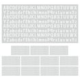 12 Sheets Letter Stickers Nail Sticker Stickers Mailbox Letter Sticker
