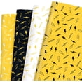 thumbnail image 1 of 12 Sheets Lightning Bolt Wrapping Paper 28x20 In, Yellow Lightning Birthday Wrapping Papers for Men, Boy, Trend Enthusiast, Flash Weather Gift Wrap Paper for Street Cultural Rock Party, 1 of 4