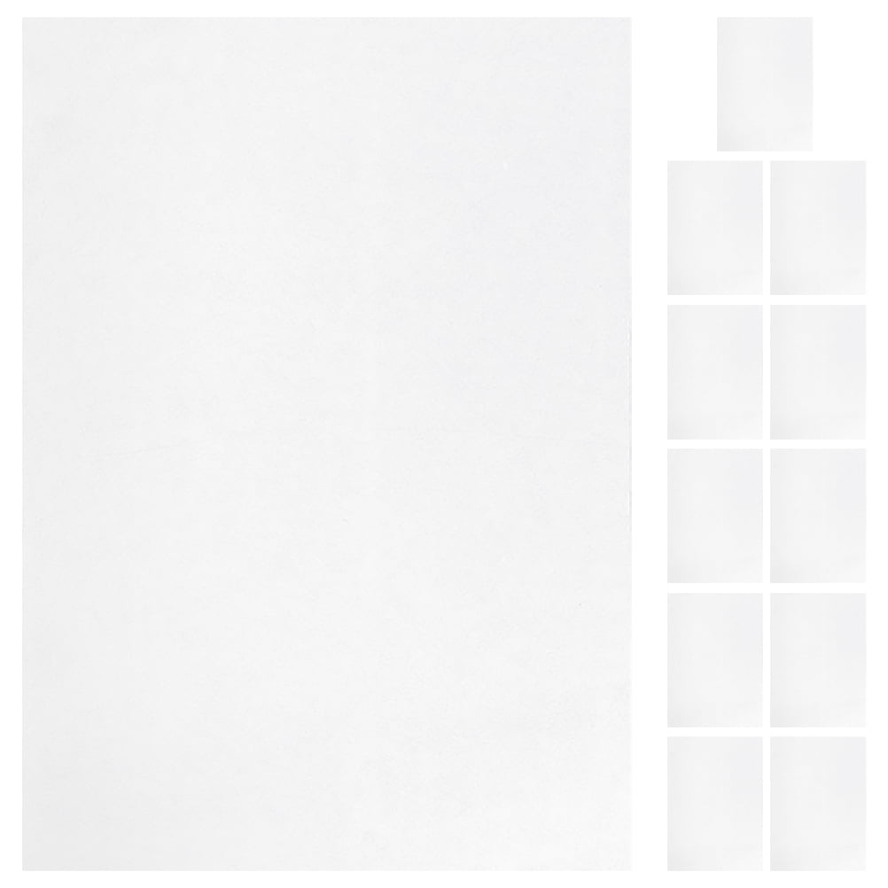12 Sheets Printable Heat Shrinkable Plastic Film Diy Shrink Sheets Set ...