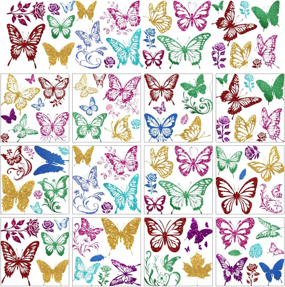 12 Sheets Rub On Transfer Stickers with Scraper Vintage Aesthetic ...