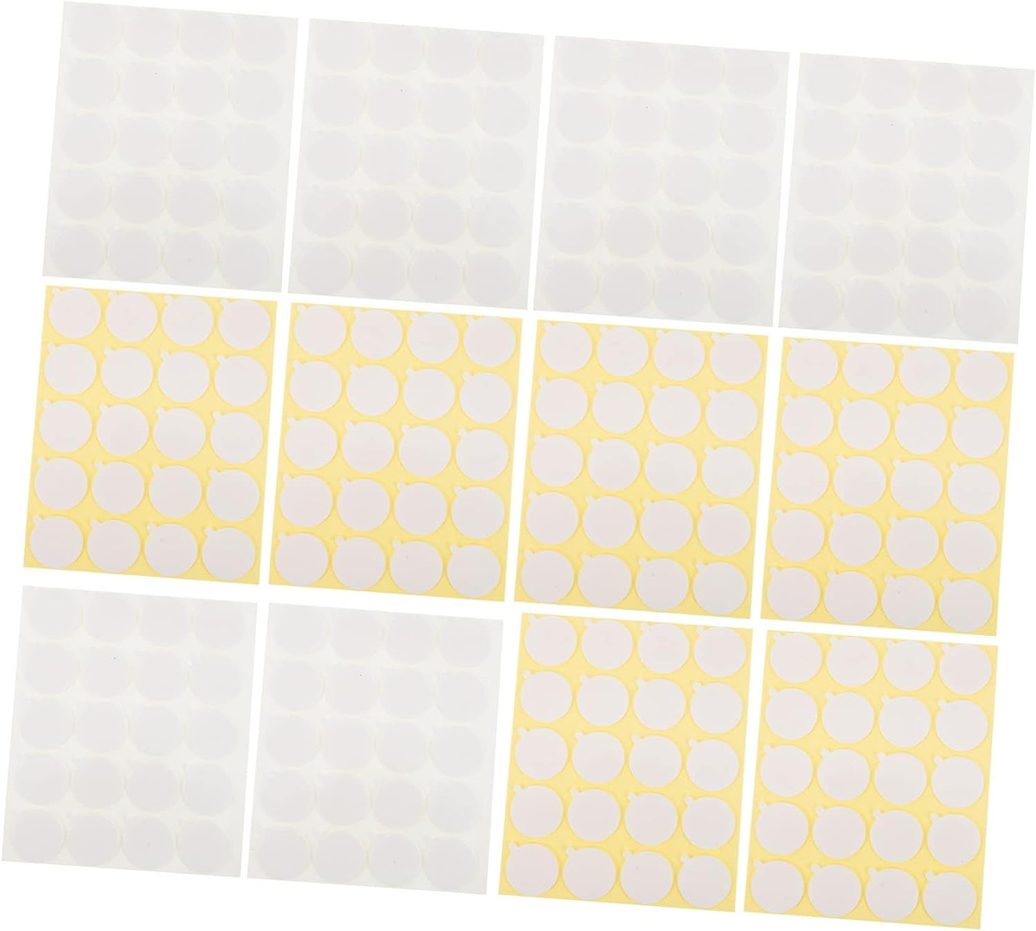 12 Sheets Wick Stickers Transparent Tape Dot Tape Removable Tape Wicks
