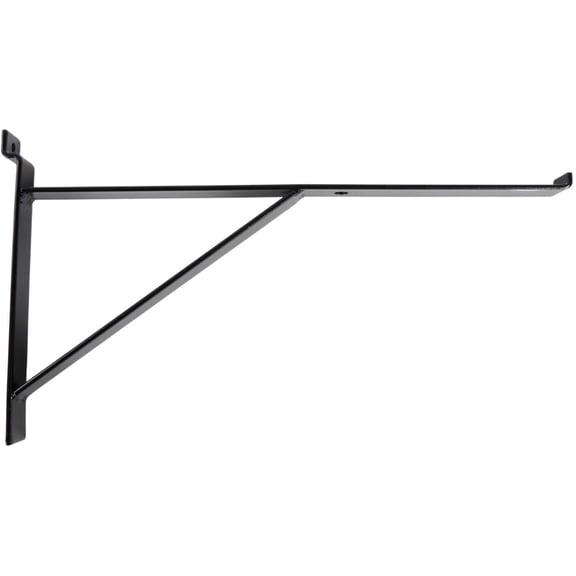 12" Shelf Bracket & Support for Slatwall - Pack of 5 - 12 Inch Slat Wall Accessory Shelf Bracket - Ideal for Slatwall Shelves and Slatwall Shelf Support - Perfect for Retail, Boutique, Home,