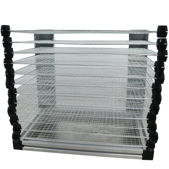 12 Shelves Desktop Drying Rack Flip-open Adjustable Height 16.14"*11.81" for Art Studios