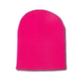thumbnail image 1 of 12 Short Beanies Wholesale- Hot Pink, 1 of 1