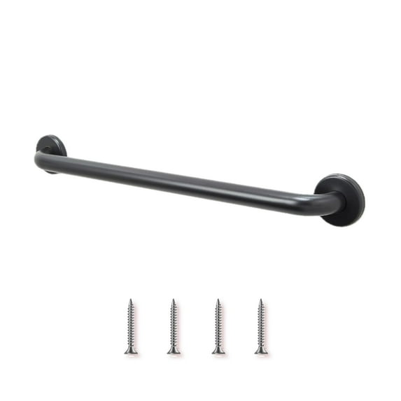 12” Shower Handle Smooth Grip | 304 Stainless Steel Bathroom Grab Bars For Seniors | Handicap Grab Bars Oil Rubbed Bronze | ADA Shower Bars Safety For Elderly | Grab Bars For Bathtubs And Showers