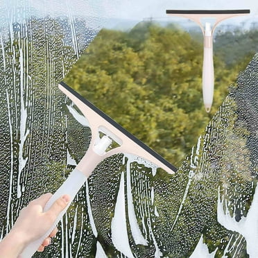 12” Shower Squeegee ,Glass Scraper ; Effective Rubber Blade Squeegee for Windows, Glass Shower Doors, Car Windshield, Mirrors, Tile Walls, Kitchen Surfaces and More