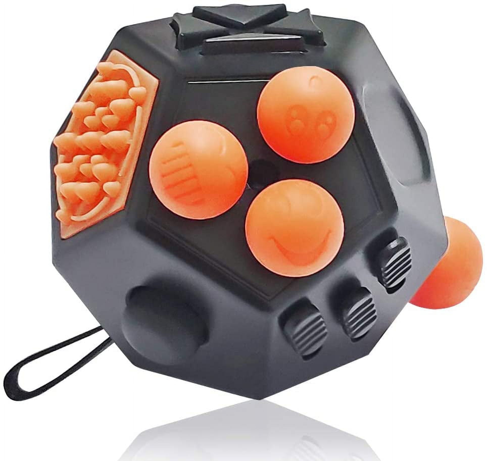 VCOSTORE Fidget Cube with 12 Sides - Original Cubo Antiestres Adultos Dado  Antiestres Fidget Cube Toy for All Ages with ADHD, Add, ASD, ADHD