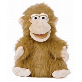 12" silly monkey, animal hand puppet