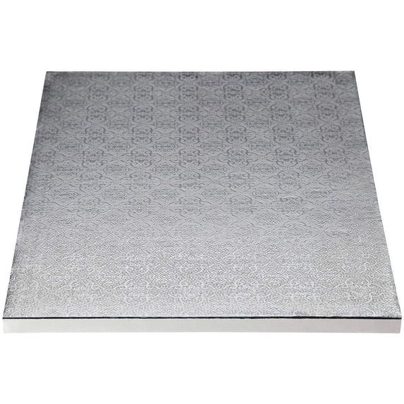 12" Silver Square Drum 1/2", 6 Count