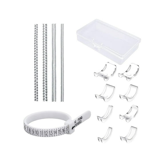 12 Sizes Invisible Ring Size Adjusters Transparent Guard Ring Sizer with Polishing Cloth for Loose Rings and Ring Sizer Measuring Tool, 2 Styles Fit for Man and Woman Rings
