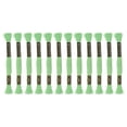 thumbnail image 1 of 12 Skeins Embroidery Floss 8.75yds(8m) Egyptian Cotton Cross Stitch Thread, Pastel Green(6013), 1 of 6