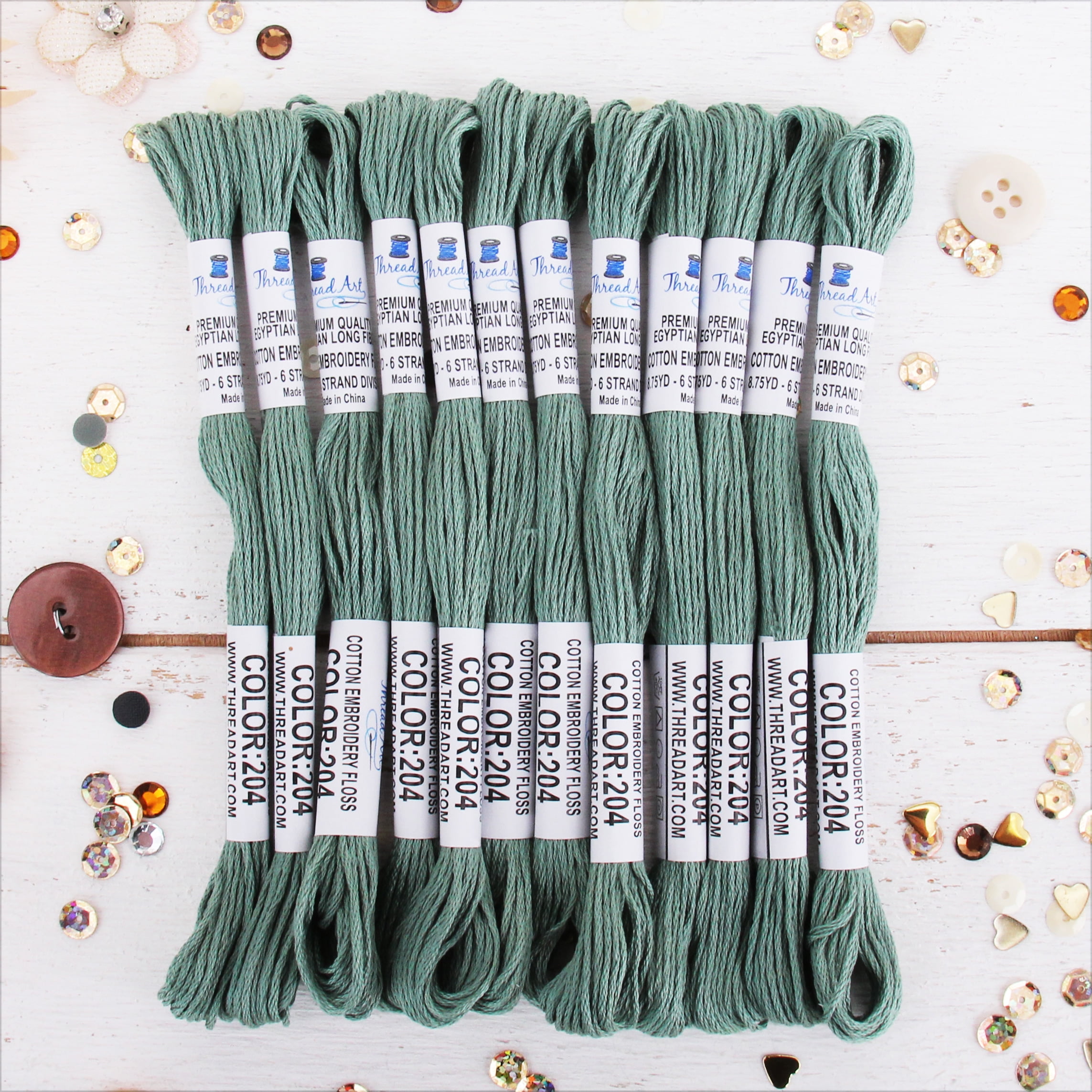 Lot of 22 Blue DMC 6 Strand Embroidery Floss Cotton Thread. Assortment see  pics
