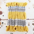 thumbnail image 1 of ThreadArt Premium Egyptian Cotton Embroidery Floss - 8.75 Yds - 6 Strand - 12 Skeins - Yellow No.206, 1 of 10