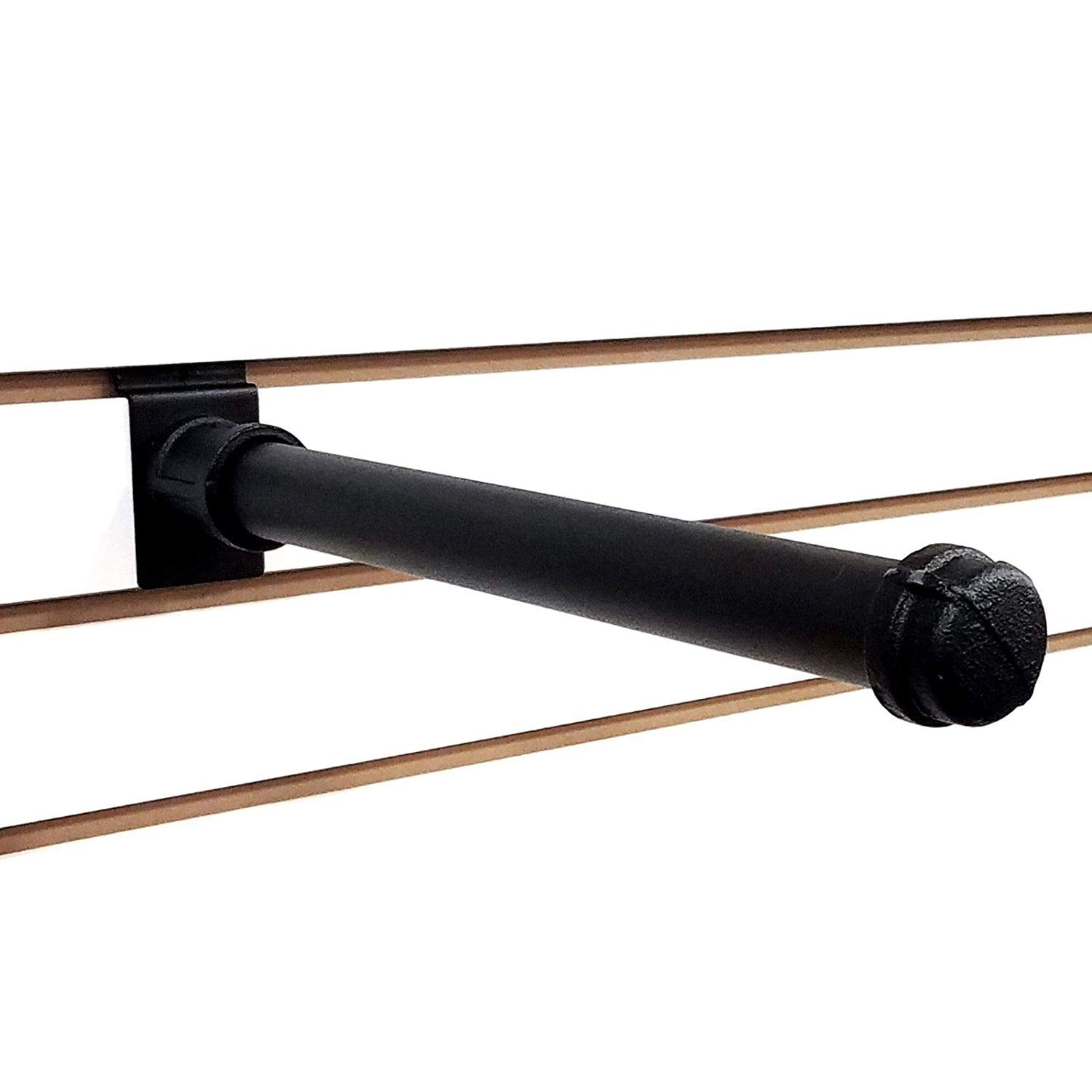 12" Slatwall Pipe Straight Faceout Hook, Heavy Duty Vintage Slatwall