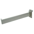 thumbnail image 1 of 12" Slatwall Rectangular Tube Straight Arm Faceout Hook, Chrome, 2 Pack, 1 of 4