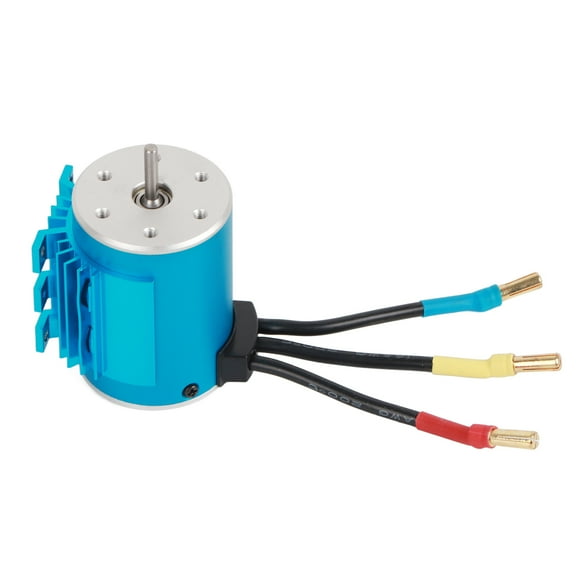 12 Slots 5900KV Brushless Motor 4 Poles 3650/3T Motor Aluminum Shell Brushless Motor, RC Truck Motor, RC Model Car For RC Truck 1/10 1/16 1/18 RC Car RC Boat