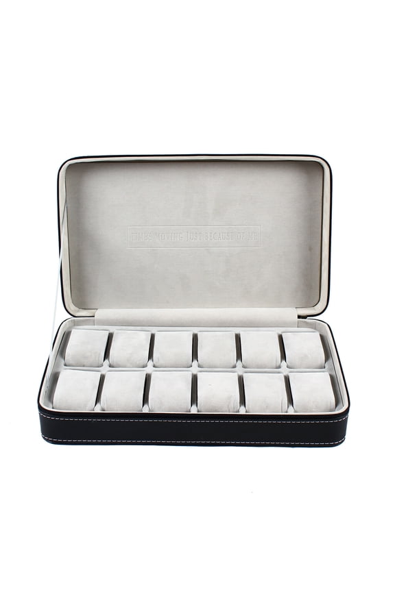 12 Slots Watch Box Storage Case Jewelry Display Storage Collector Box