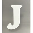 thumbnail image 1 of 12" Smooth EPS Foam Letters Alphabet Numbers for Crafts Party Signs Walls Party Decor Made in USA (Letter"J" - 1 PC), 1 of 1