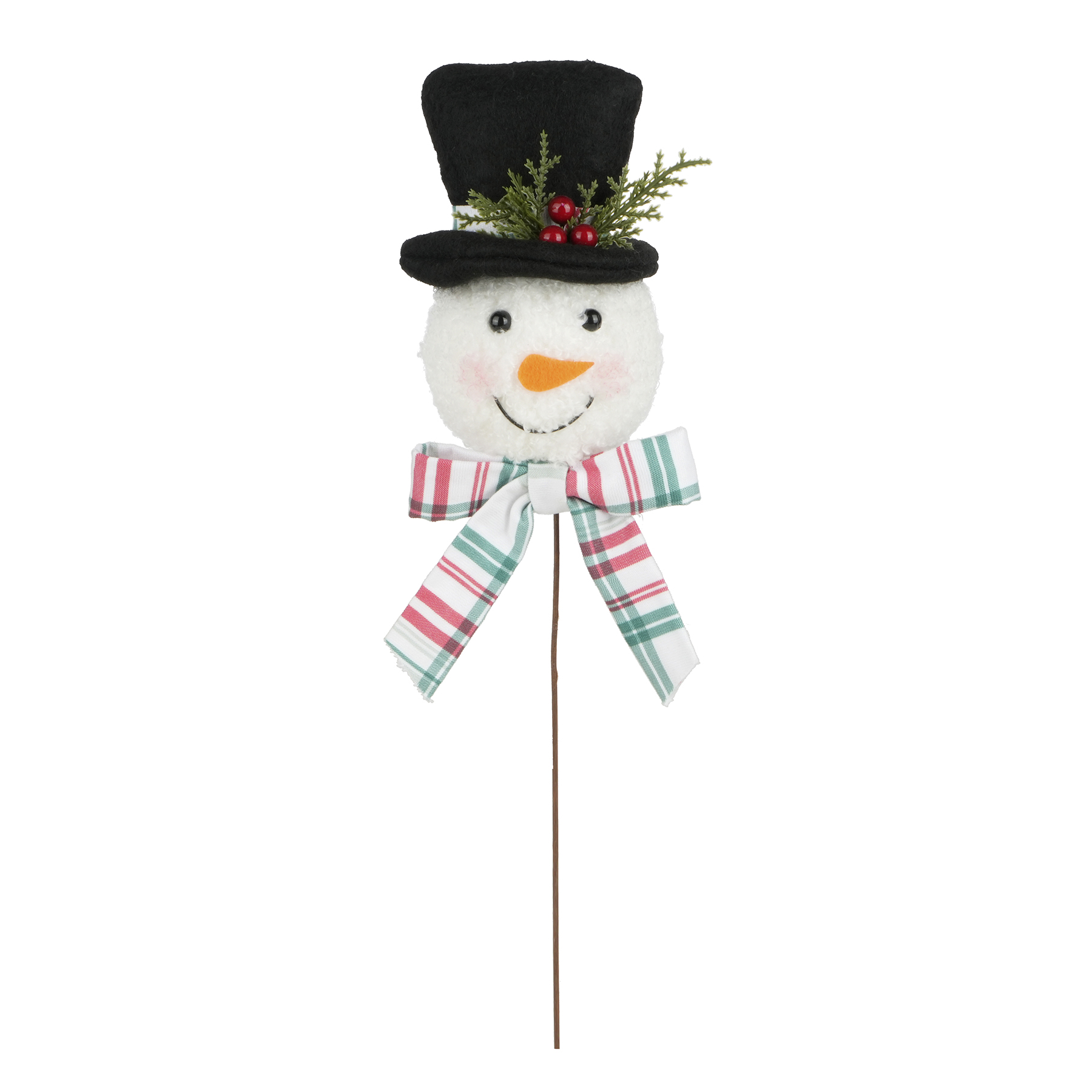 12" Snowman with Top Hat Pick by Ashland - Christmas Florals for Home Dcor and Crafting