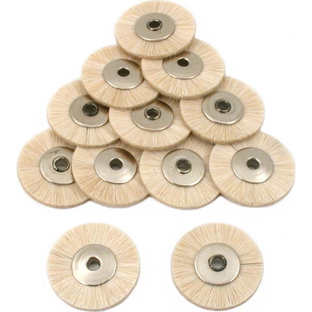 12 Soft Bristle Wheel Rotary Brushes Buffing Polishing