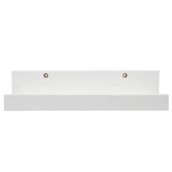 12" Solid White Ledge Shelf by Studio Décor - Floating Wall Mount Display for Pictures - Books - Home Décor - 1 Pack