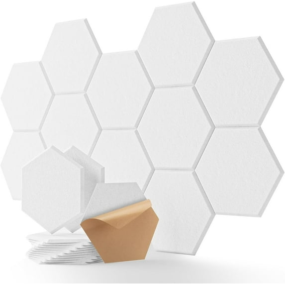 Photo inspiration: Visual Soundproofing Acoustic Panels Reference: 12 Soundproof Wall Panels Hexagon Acoustic Panels High Density