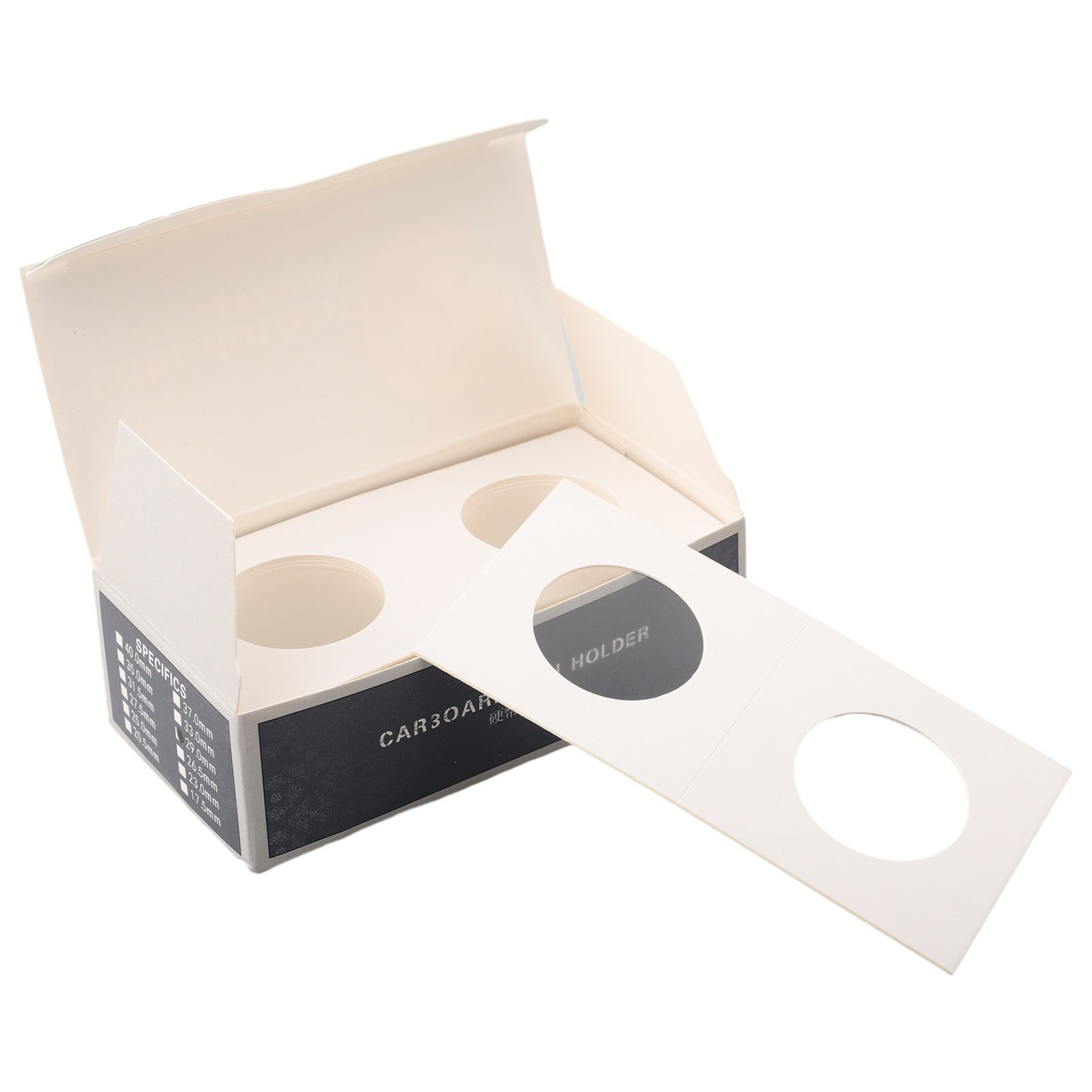 12 Specifications Coin Holders Stamp Holder Cover 1 Box Coin Storage ...