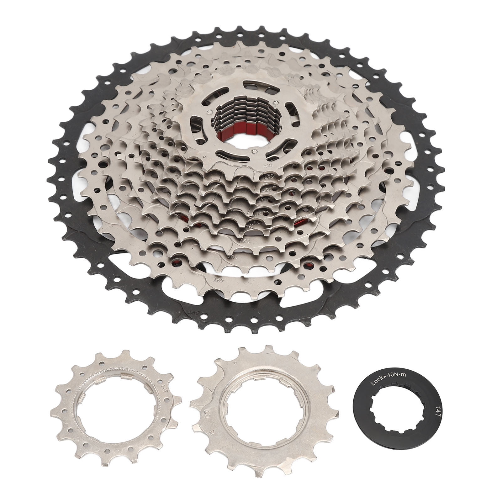 12 Speed Cassette 14?50T Bicycle Cassette Noiseless Aluminum Alloy Bike ...