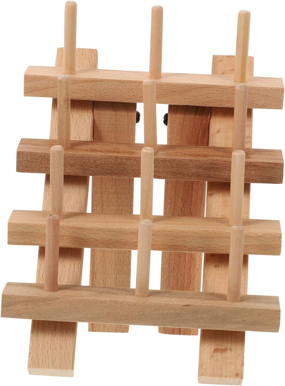12 Spool Thread Holder Wooden Thread Stand Wall Mounts Shelves for