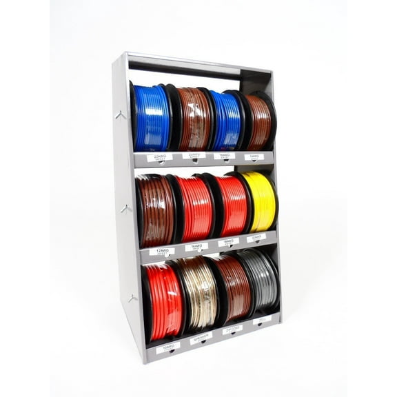 12 Spools Wire 10 to 22 AWG