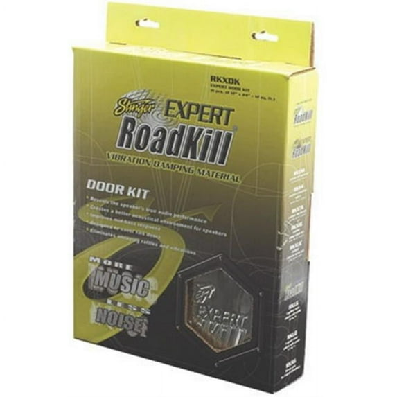 12 Sq Feet Roadkill Expert Series Sound Damping Material Door Kit