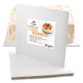 thumbnail image 1 of Cake S.O.S 12 inch Square White Coated Cardboard Cake Board, Greaseproof, (12-pack), 1 of 8