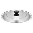 thumbnail image 1 of 12" Stainless Steel Pot Lid with Insulated Handle,Pot Lid for Saucepan,Wok,Frying Milk Flat Pan Home Kitchen Restaurant Cookware Lids,Kitchen Cookware Accessories, 1 of 8