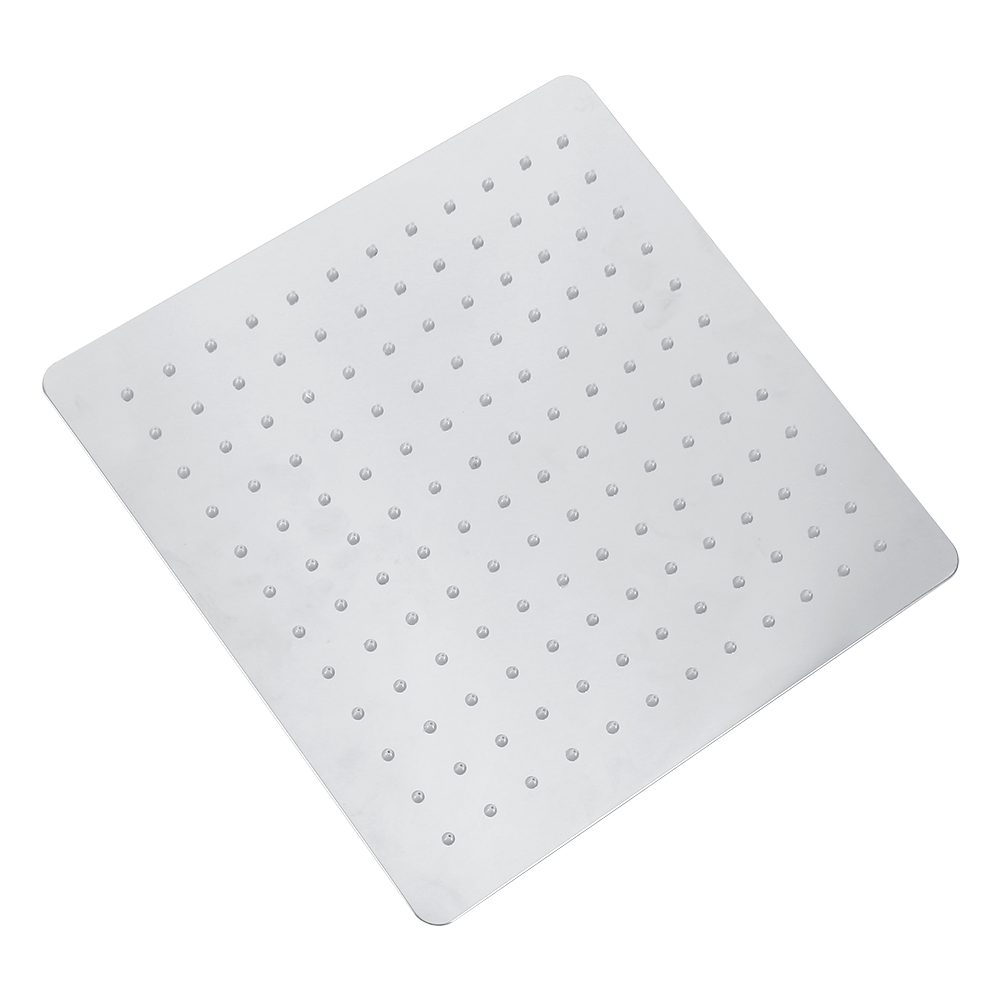 12" Stainless Steel Rainfall Shower Head Waterfall Rain Chrome Square