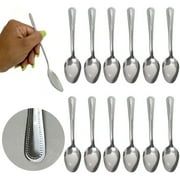 12 Stainless Steel Table Dinner Spoons Set Kitchen Cutlery Utensils Tableware