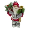 thumbnail image 1 of 12" Standing Santa Dressed in a Warm Sweater and Fur Boots Christmas Figure, 1 of 5