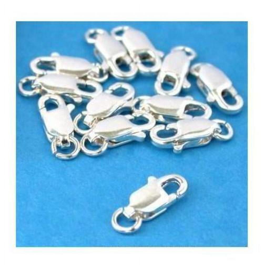12 Sterling Silver Lobster Claw Clasps Jewelry Findings
