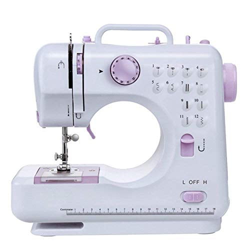 12 Stitch Multi-Function Household Sewing Machine,Portable Electric Sewing Machine,Double-line Two-speed Reverse Stitch