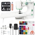 thumbnail image 1 of 12 Stitches Mini Sewing Machine Multifunctional Household Sewing Machine w/Extension Table US, 1 of 10