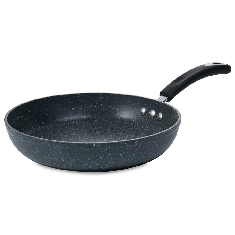 12 Stone Frying Pan by Ozeri, with 100% APEO & PFOA-Free  Stone-Derived Non-Stick Coating from Germany: Stone Frying Pan: Home &  Kitchen