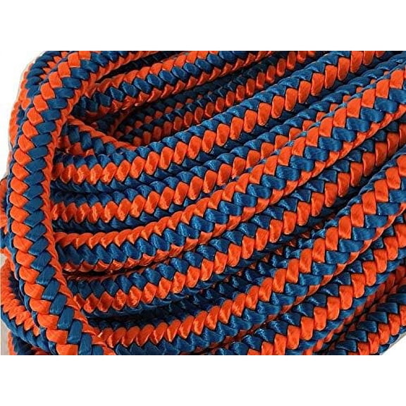 12 Strand Arborist Polyester1/2 inch by 150 feet Blue Orange, Made in The USA$$Sport & Recreation Other
